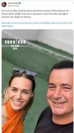 Acun Ilıcalı, Survivor 2024ün altıncı yarışmacısını açıkladı