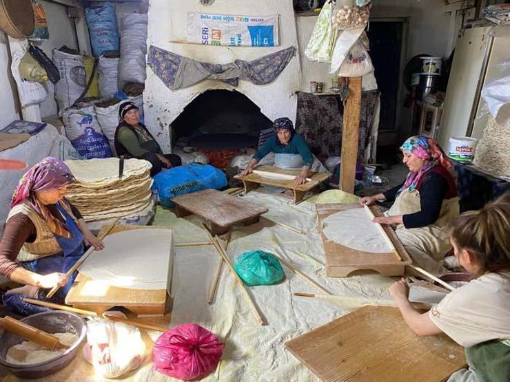 Kışlık yufka hazırlığı başladı