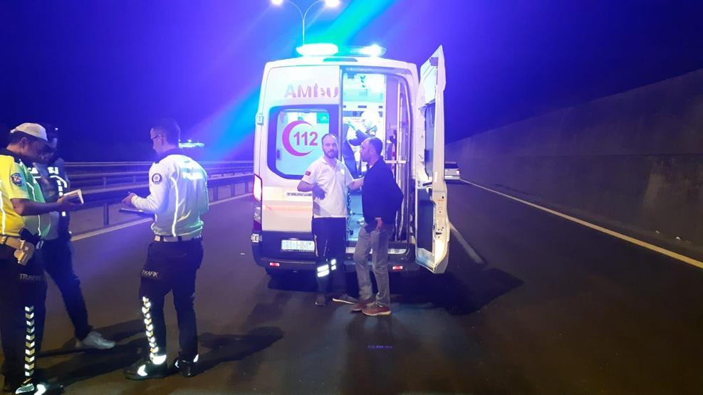 TEMde zincirleme kaza Kalbi duran bebek yeniden hayata döndürüldü