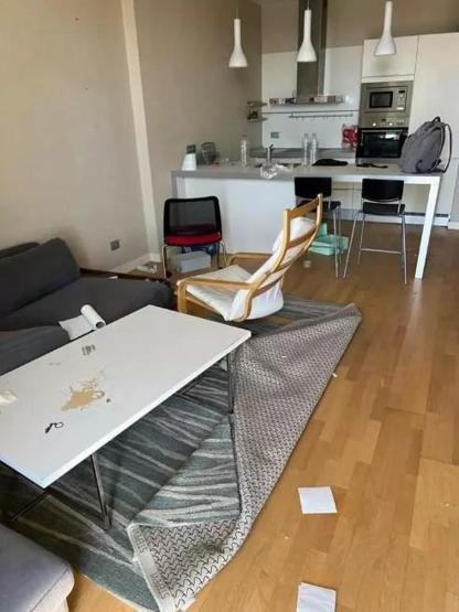 Ev sahibi, ünlü rapçi Uzinin oturduğu evin halini paylaştı