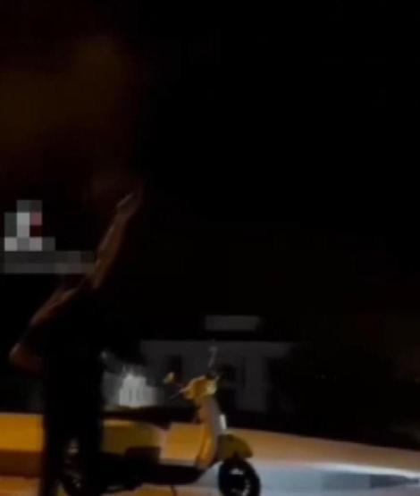Havaya ateş edip sosyal medyada paylaştılar