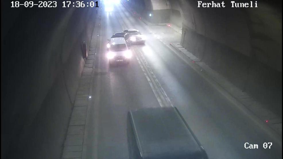 Amasya’da tünelde zincirleme kaza: 6 yaralı