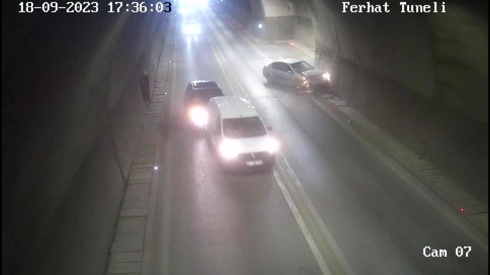 Amasya’da tünelde zincirleme kaza: 6 yaralı