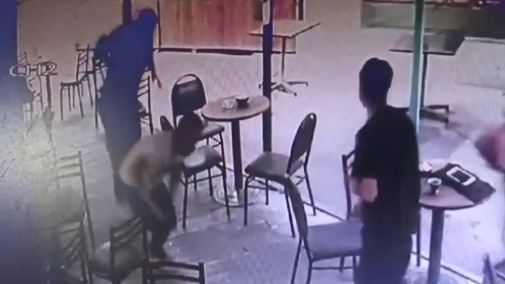 Ünlü oyuncunun kafesinde silahlı saldırı Görüntüler ortaya çıktı