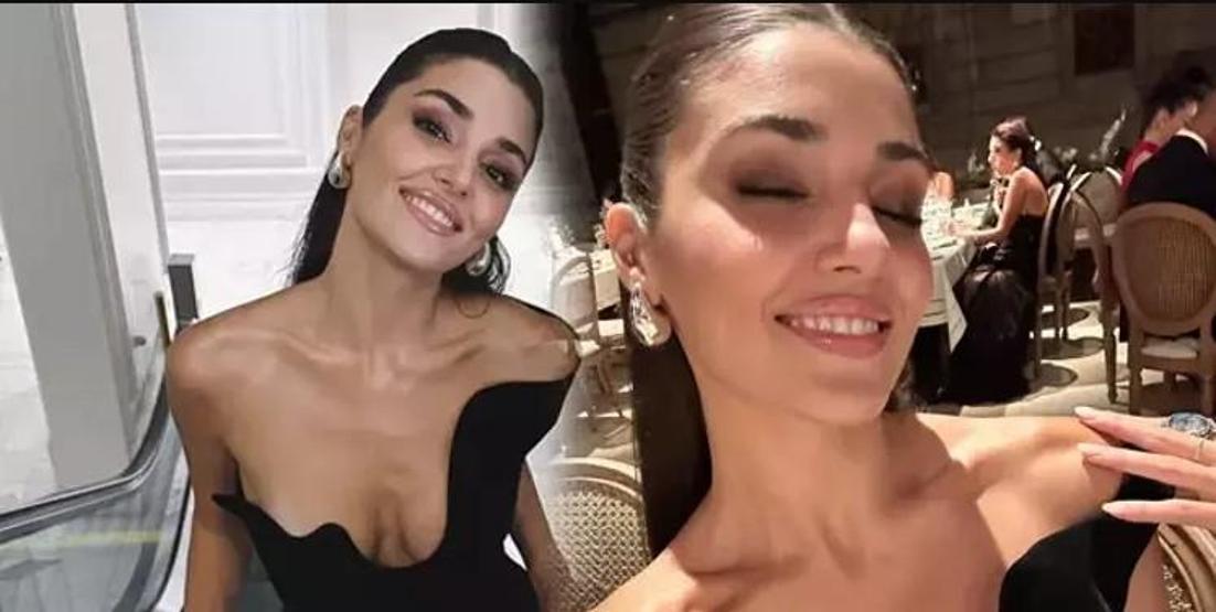 Hande Erçel dizi setinde sınava girdi