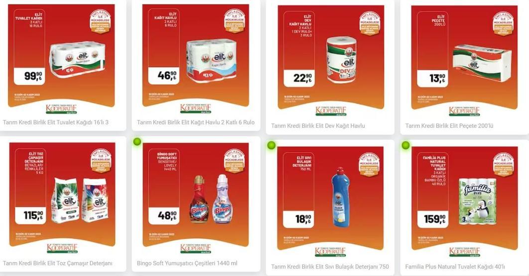 Tarım Kredi market kataloğu 28 Ekim - 2 Kasım 2023 Tarım Kredi Kooperatifi indirimli ürünler neler
