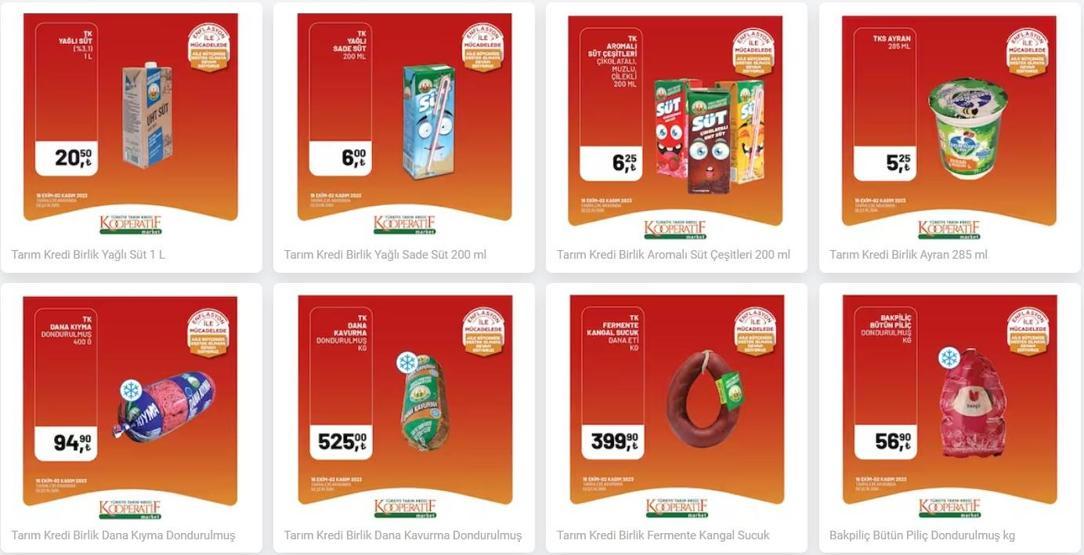 Tarım Kredi market kataloğu 28 Ekim - 2 Kasım 2023 Tarım Kredi Kooperatifi indirimli ürünler neler