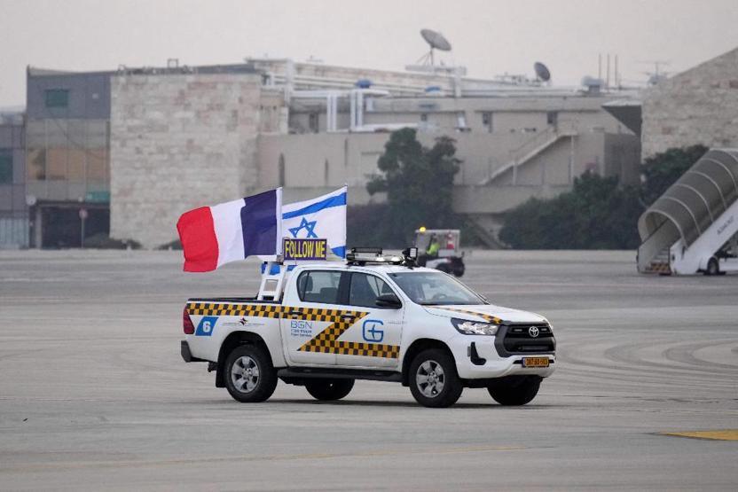 Fransa Cumhurbaşkanı Macron İsrailde
