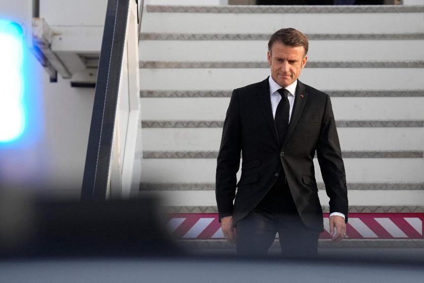 Fransa Cumhurbaşkanı Macron İsrailde