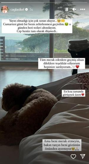Çağla Şıkelden sağlık durumu açıklaması