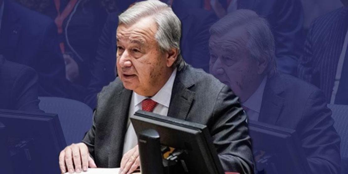 Guterres: Hamas İsrail’e durup dururken saldırmadı