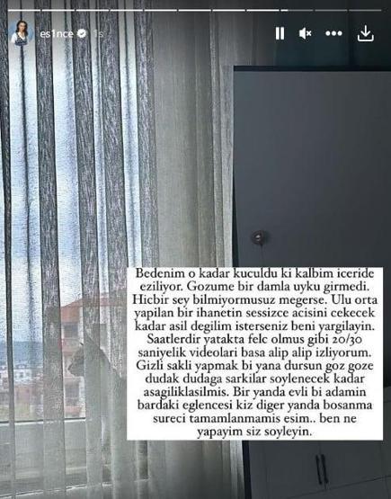 İhaneti böyle ifşa etti İşte o görüntüler... Saatlerdir yatakta felç olmuş gibiyim