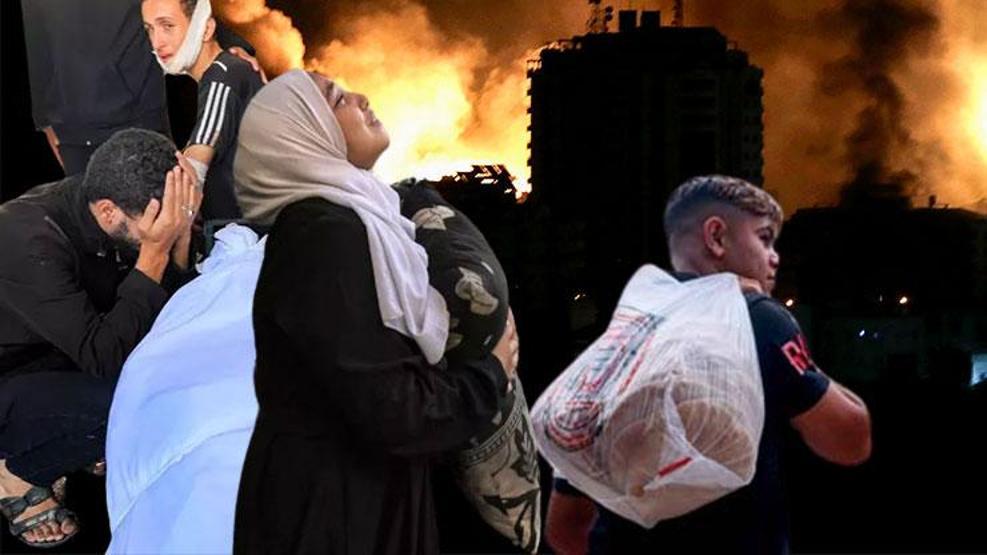 Gazzede katliam 18 bin bomba atıldı: Hiroşimaya atılan bombanın 1,5 katı