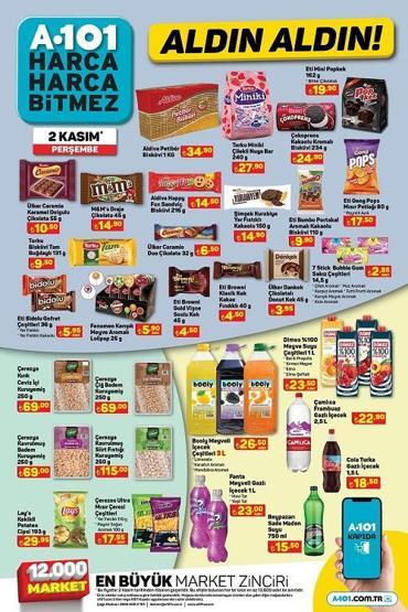 A101 kataloğu 2 Kasım 2023 Bu Perşembe A101de neler indirimde Tam 13 sayfa...