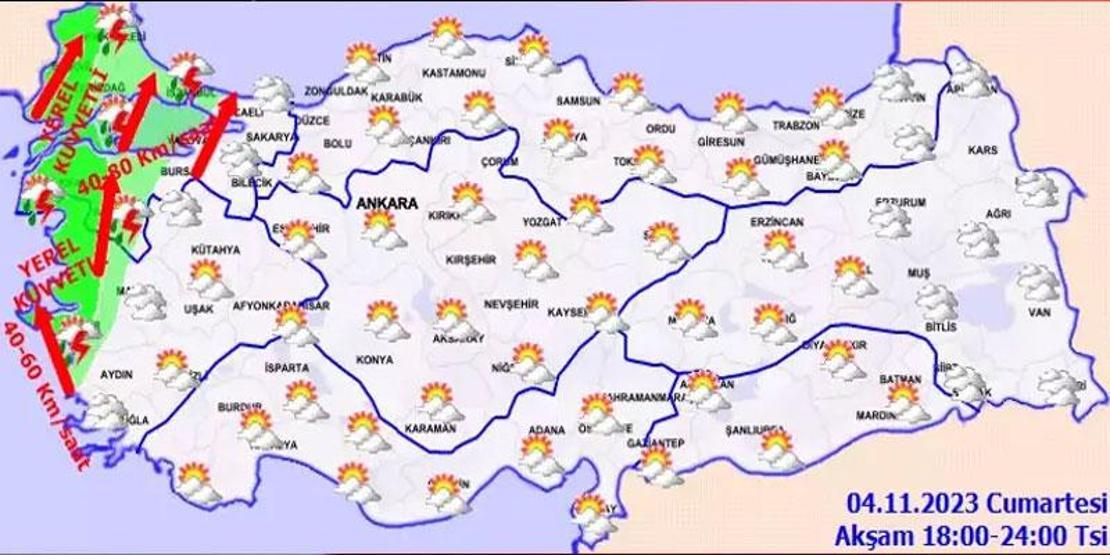 İtalya ve Yunanistanı vuran fırtına Türkiyeye geliyor Meteorolojiden peş peşe uyarılar