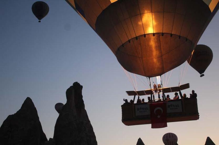 Kapadokya’ya gelen ziyaretçi sayısı 4 milyonu aştı