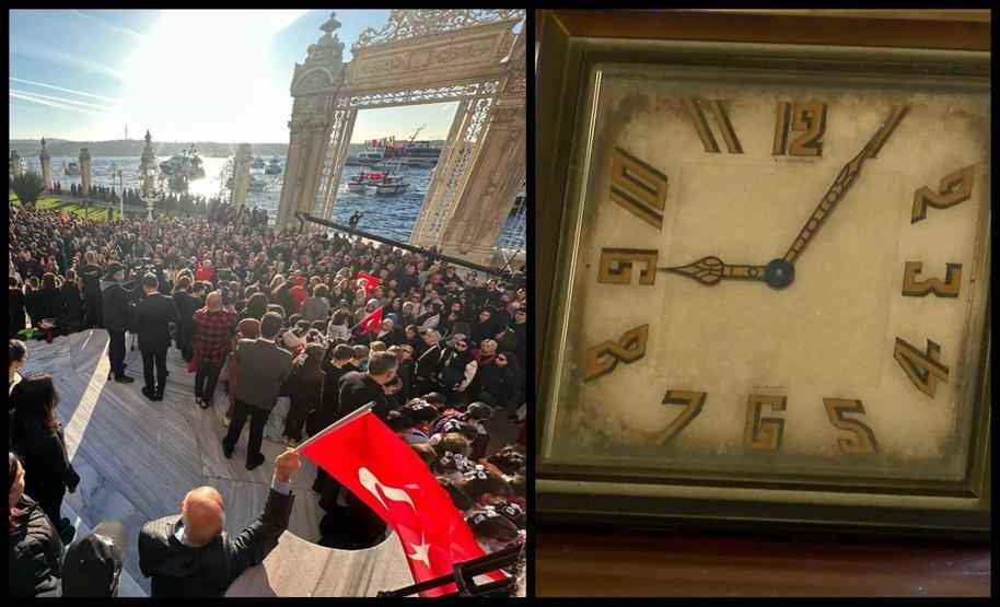 Dolmabahçe Sarayı’nda 09.05