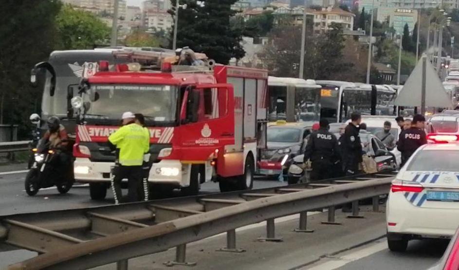 15 Temmuz Şehitler Köprüsünde zincirleme kaza