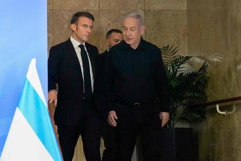 İsrailden Macrona ahlak dersi tepkisi