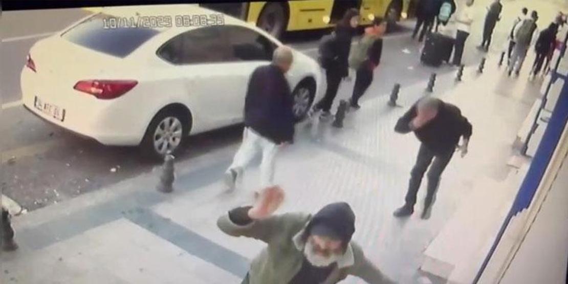 Bir anda alnına sapladı... Beyoğlunda kalemli cinayet