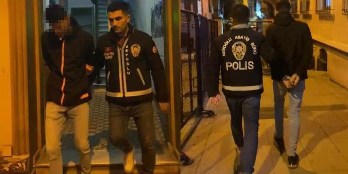 Bir anda alnına sapladı... Beyoğlunda kalemli cinayet