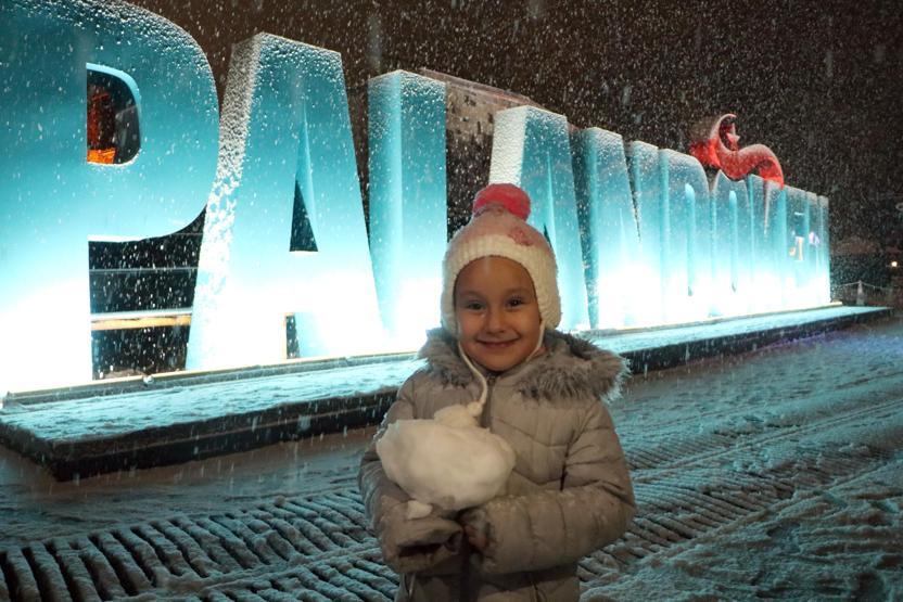 Palandöken’de gece yarısı kar keyfi Kartpostallık o anlar