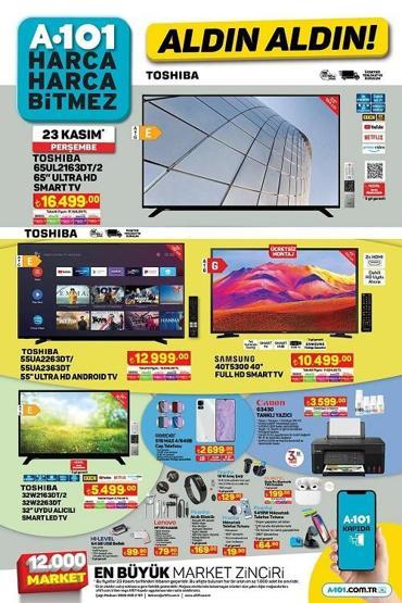 A101 aktüel ürünler kataloğu 23 Kasım 2023 Bu hafta A101de Dijital piyano, çantalı keman fiyatı ne kadar