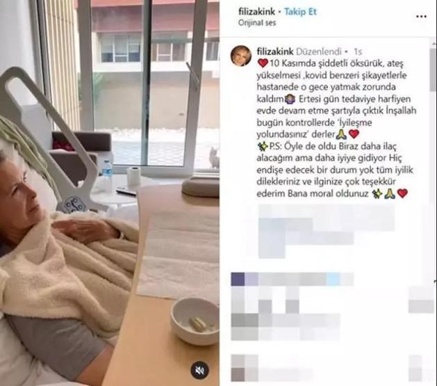 Filiz Akın hastaneye kaldırıldı İşte son sağlık durumu...