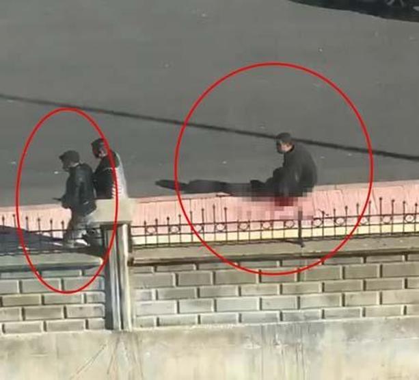 Husumetlisini cadde ortasında bıçakla yaraladı