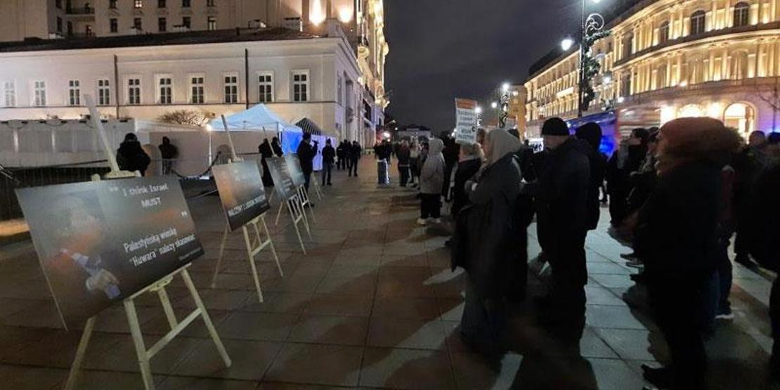 Eksi 4 derecede Gazze için sokağa çıktılar Bir kurbana daha hayır