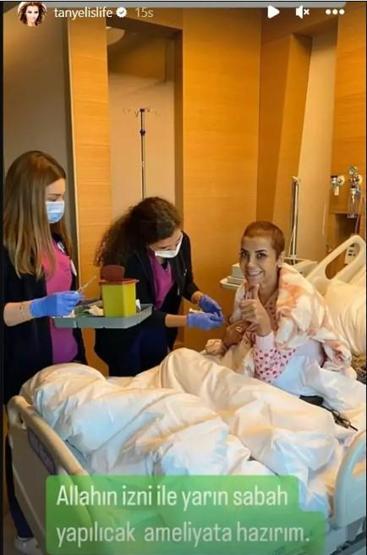 Tanyeliden yeni paylaşım geldi: Ameliyata hazırım
