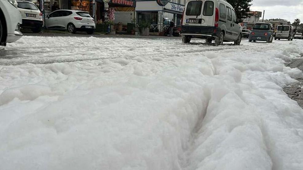 Bodrumda 3 caddede görülen ve merak uyandıran beyaz köpüğün nedeni belli oldu
