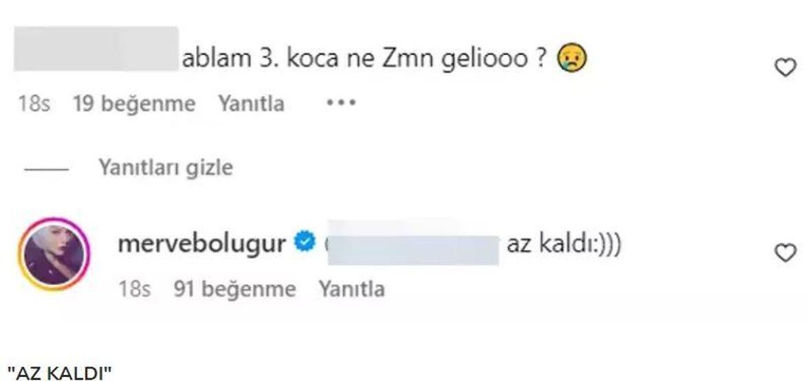 Merve Boluğur evlilik müjdesini verdi