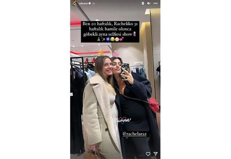 Eda Eceden ilk hamilelik pozu geldi