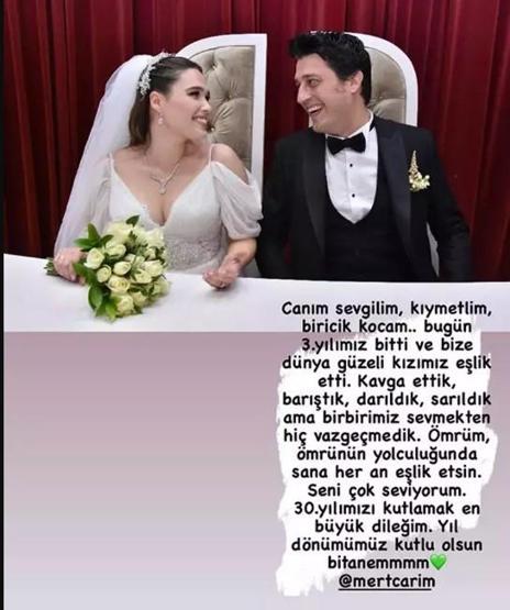 Merve Erdoğandan romantik paylaşım