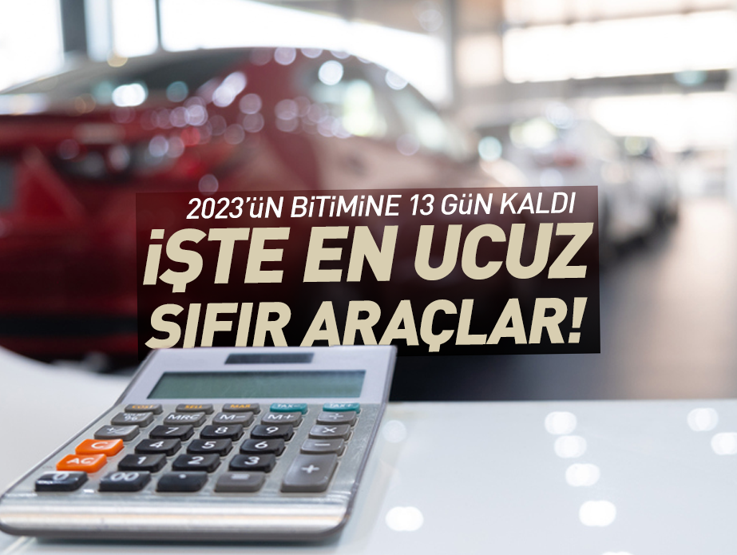 13 gün sonra 1 yaşında olacaklar: İşte en ucuz sıfır otomobiller