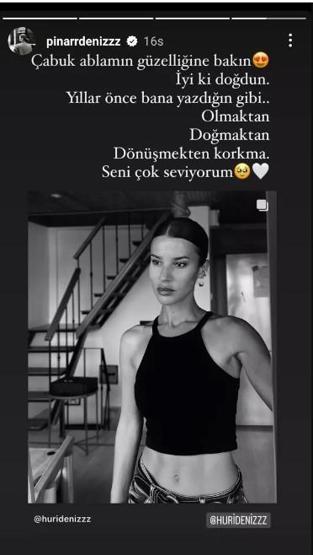 Pınar Denizin ablası güzelliğiyle sosyal medyayı salladı