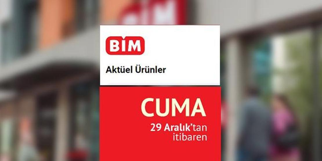 Yarın satışta BİM aktüel ürünler 29 Aralık 2023 Cuma kataloğu... BİMde bu cuma neler var