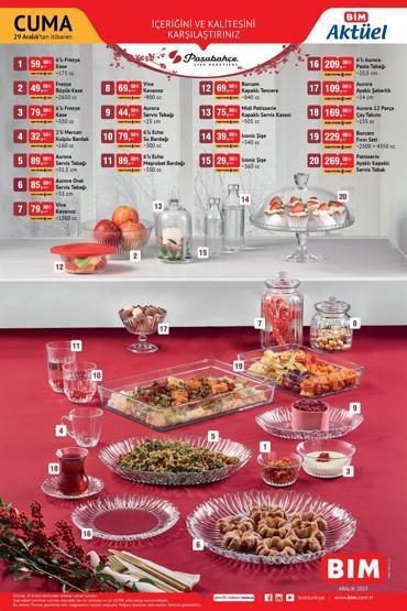 Yarın satışta BİM aktüel ürünler 29 Aralık 2023 Cuma kataloğu... BİMde bu cuma neler var