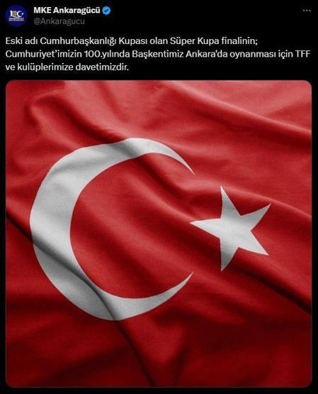 Türk futbolu tek ses Kulüplerden Süper Kupa için davet...