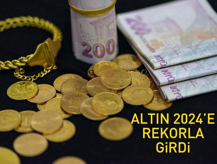 Altın 2024te Kaldığı Yerden Devam Yeni Yıl Yeni Rekorlarla Başladı