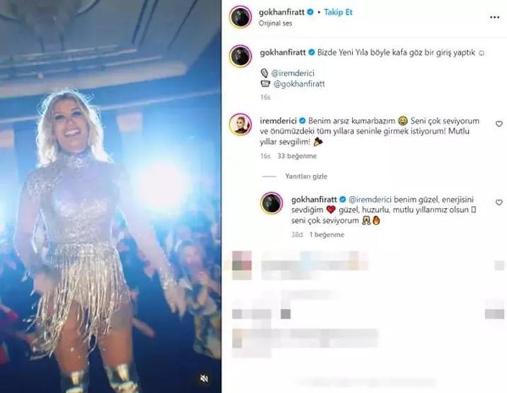 İrem Derici aşka geldi Sevgilisi Gökhan Fırata böyle seslendi