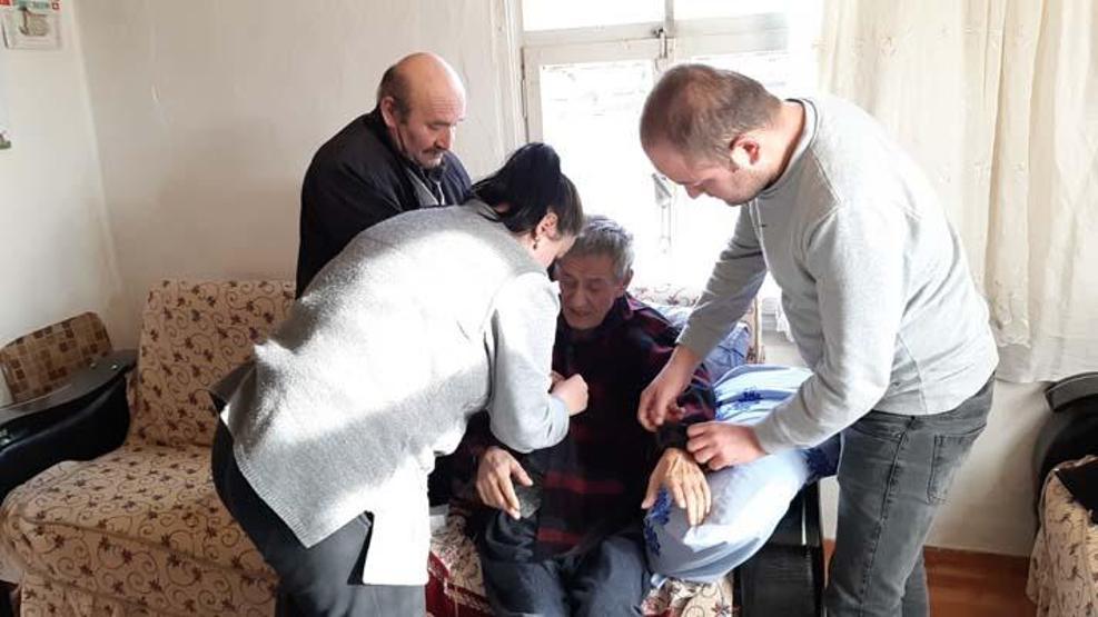 Kahreden kaza: Engelli eşine bakmak için çalışıyordu