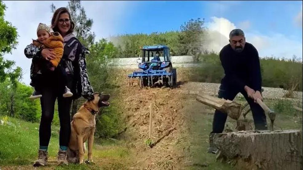 İstanbulu terk edip kendi çiftliğini kurmuştu Bülent Polat kış bastırmadan hazırlıklara başladı