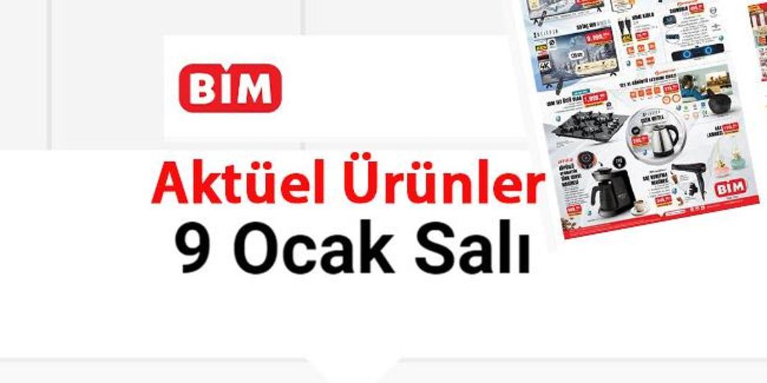 Bugün satışta BİM aktüel 9 Ocak 2024 Bu salı BİM aktüel ürünler kataloğu 3 sayfa