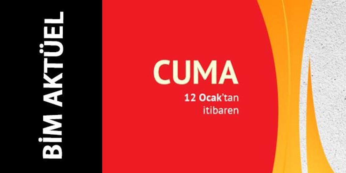 Raflarda BİM aktüel 12 Ocak 2024 BİM aktüel cuma kataloğu ürünleri neler