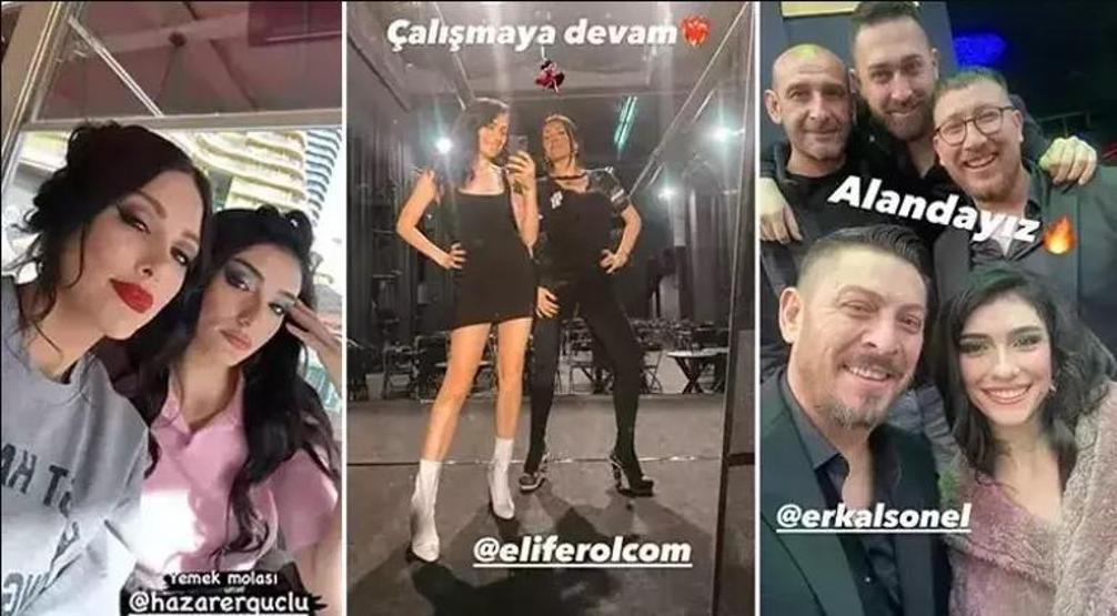 Hazar Ergüçlü pavyon dansı için kampa girdi