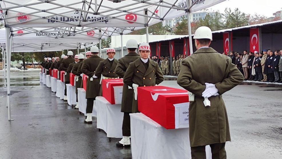 Pençe-Kilit şehitleri için Şırnak’ta uğurlama töreni