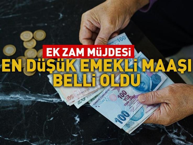 Erdoğandan ek zam müjdesi: En düşük emekli maaşı belli oldu