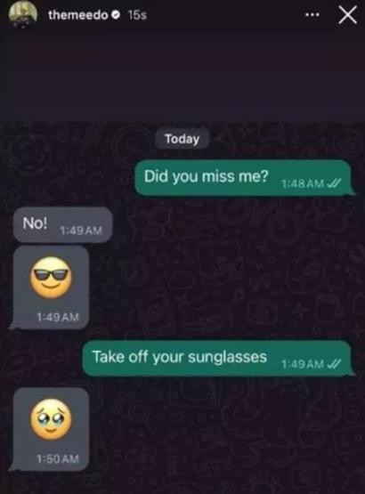Meedonun mesajlaşması gündem oldu Şeyma Subaşına gönderme mi
